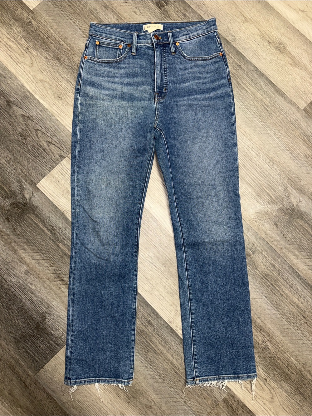 Madewell - Semi Demi boot bootcut jeans denim pants bottoms